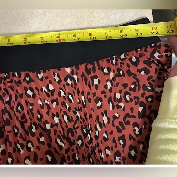 Evri Red Cheetah Print Skirt 24W