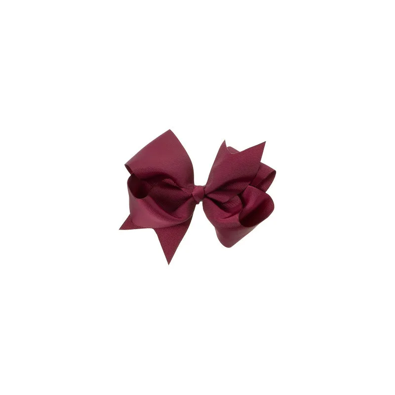 Extra Large Bow Clip Burgundy