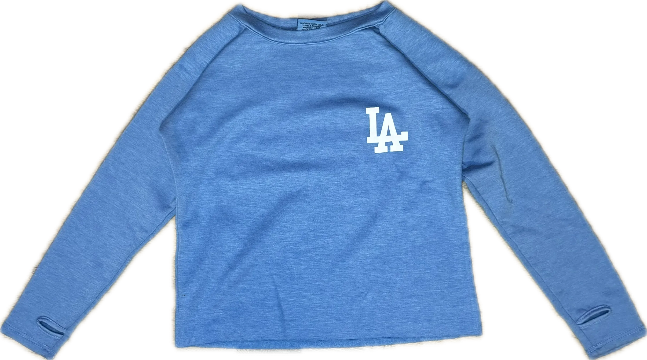 FIREHOUSE- LA Crewneck (neon blue)