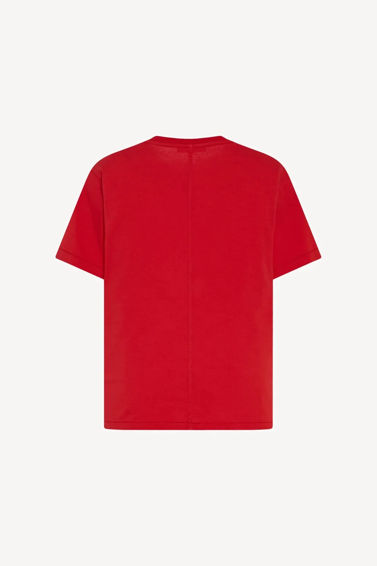 Florie Top in Cotton - Tomato Red