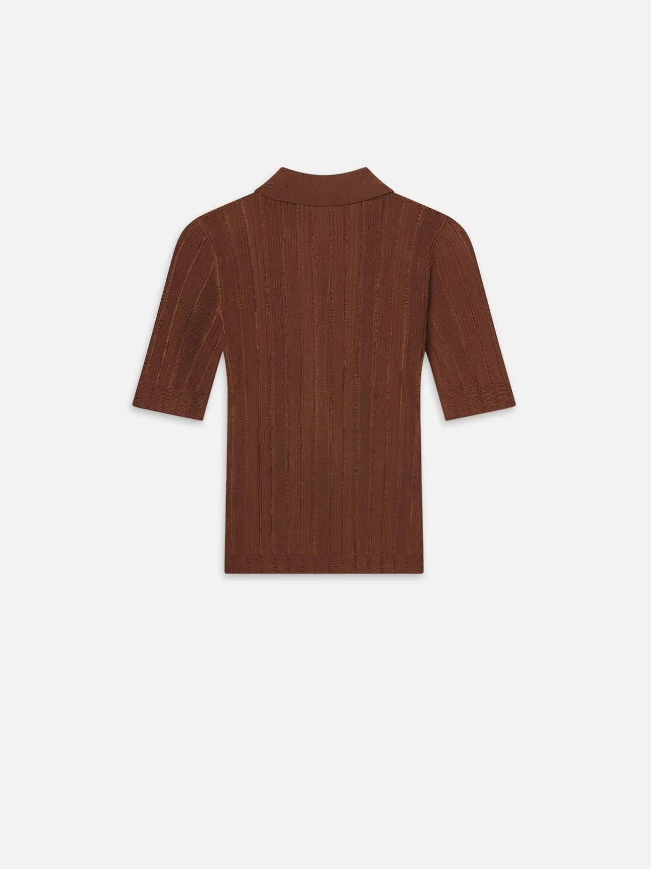FRAME - Laddered Rib Polo - Light Camel