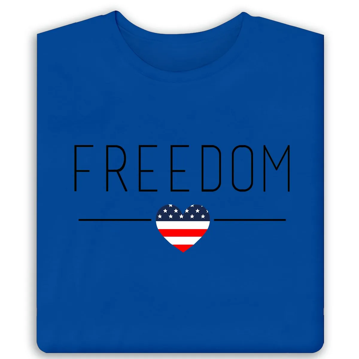 Freedom Flag Heart T-Shirt