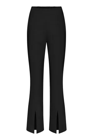 Front Slit Pant in Stretch Linen