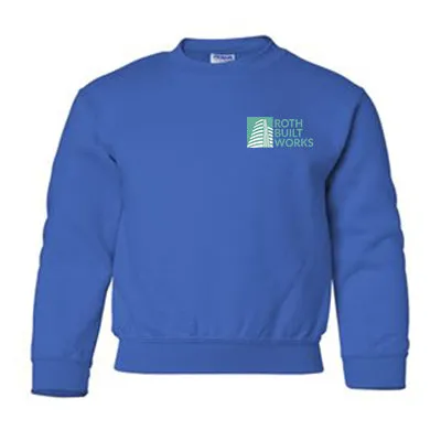 Gildan Youth Heavy Blend Fleece Crewneck Sweatshirt, Full Color