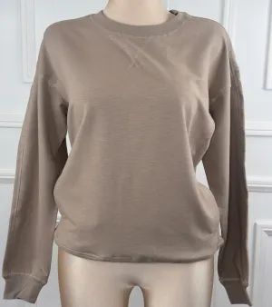 GRATITUDE TAUPE TOP