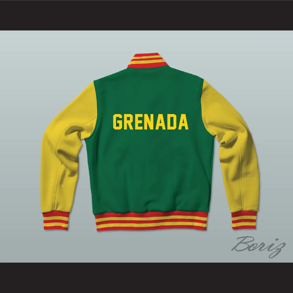 Grenada Varsity Letterman Jacket-Style Sweatshirt