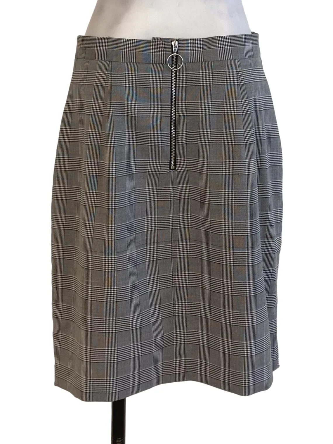 Grey Tartan Skirt