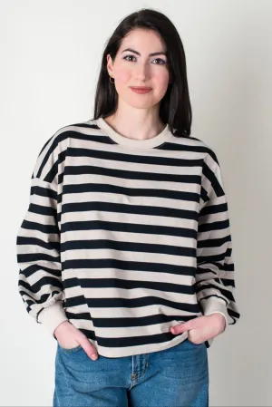 Growth Striped Crewneck Pullover