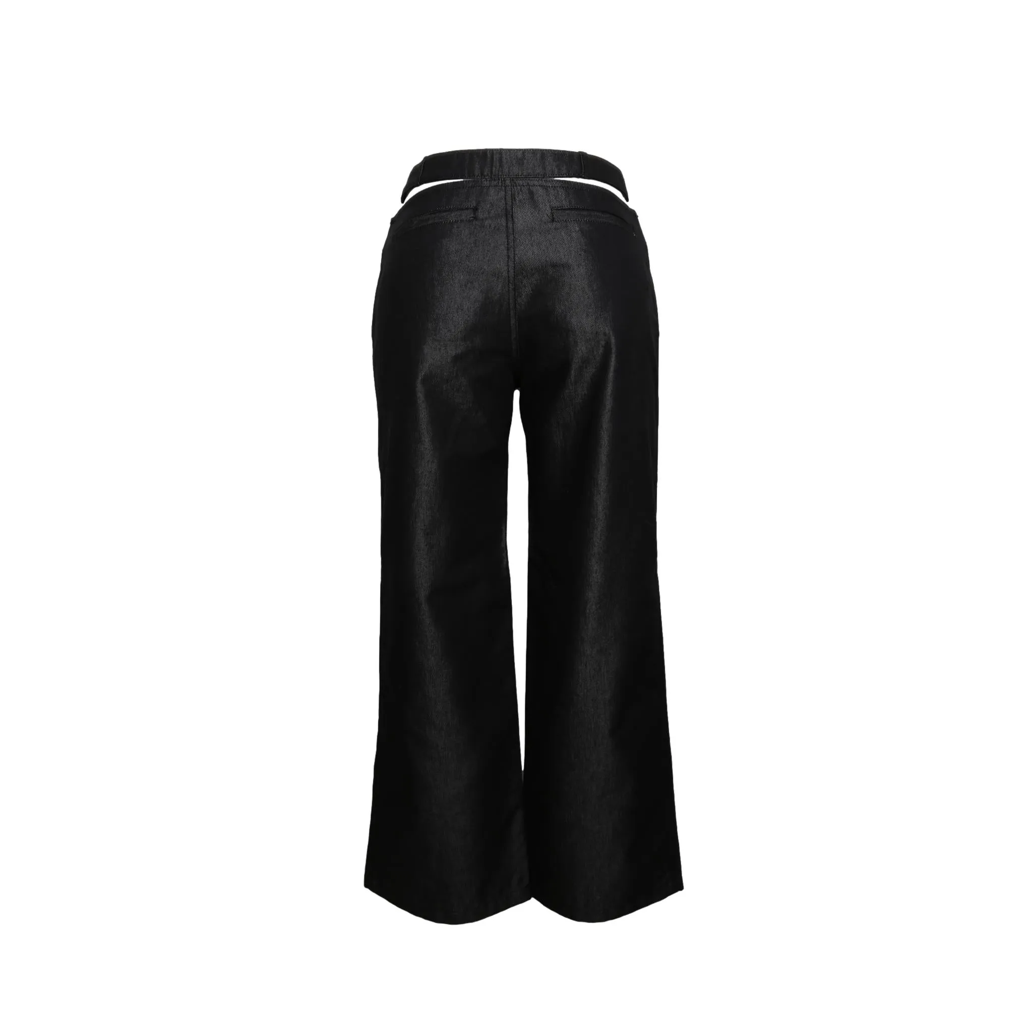 Gucci Grey Wide-Leg Pant