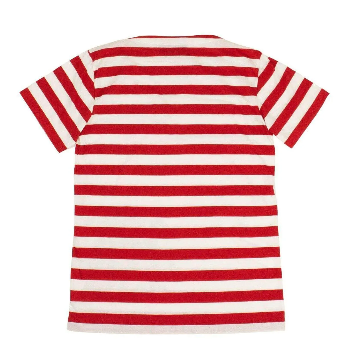 Gucci S/S Striped Pour La Cote D'Azur T-Shirt in Red and White