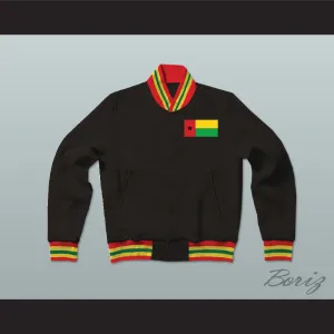 Guinea-Bissau Varsity Letterman Jacket-Style Sweatshirt