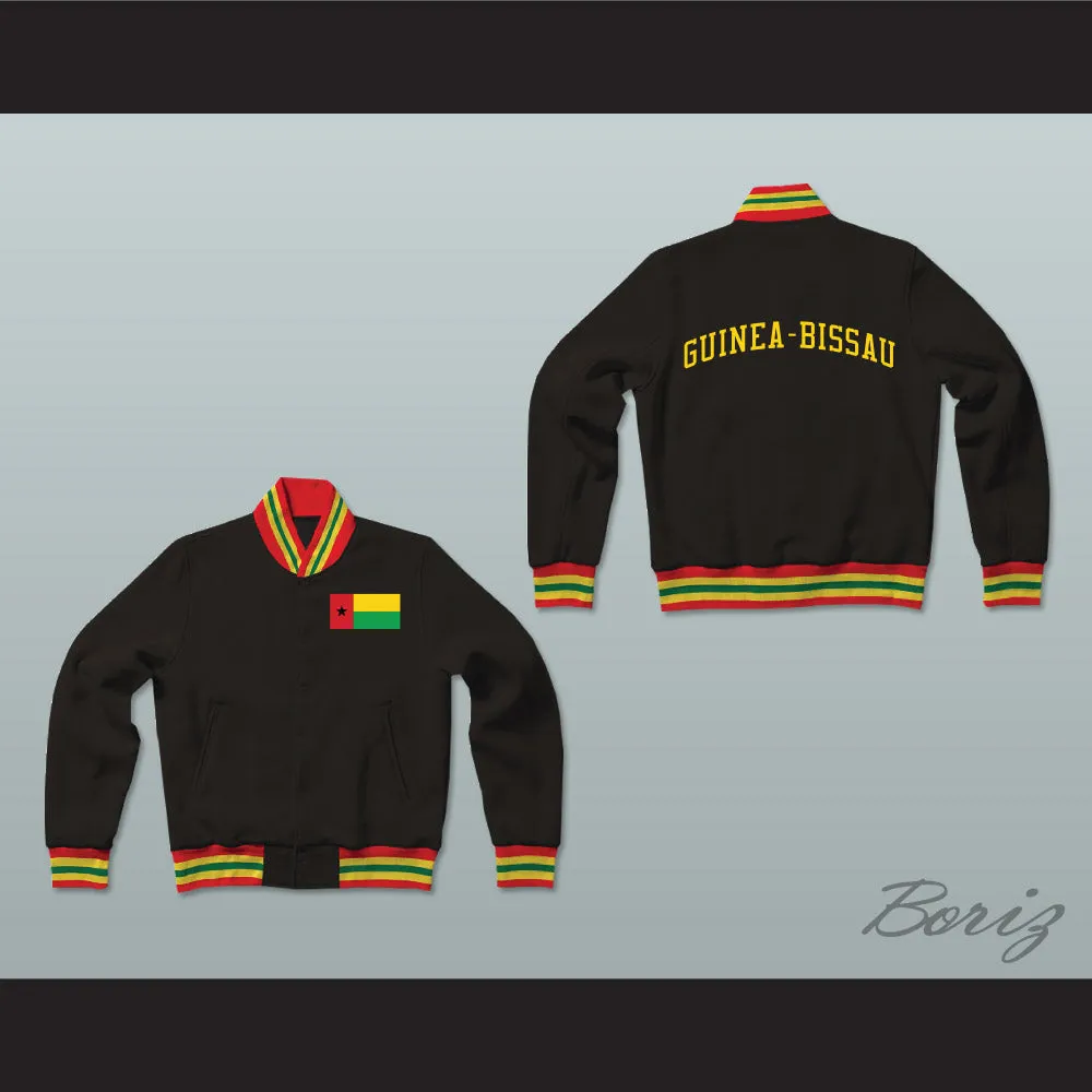 Guinea-Bissau Varsity Letterman Jacket-Style Sweatshirt