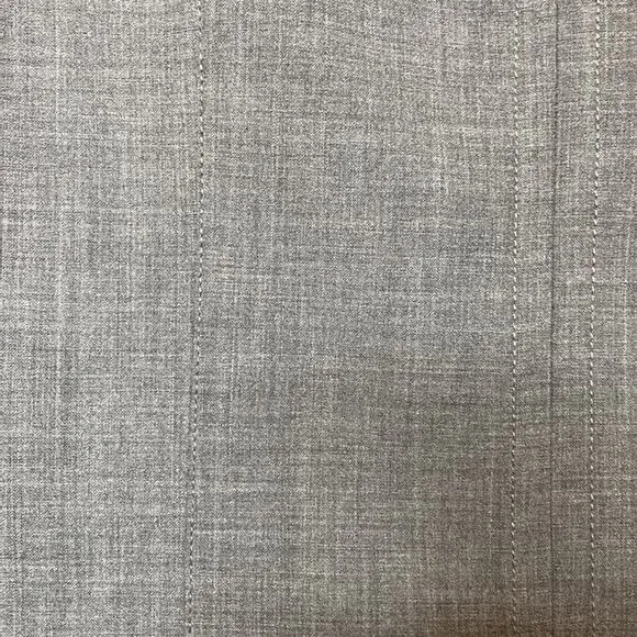 Gunex Made in Italy A-Line Skirt Gray Wool Pleated Side Zip Size 8