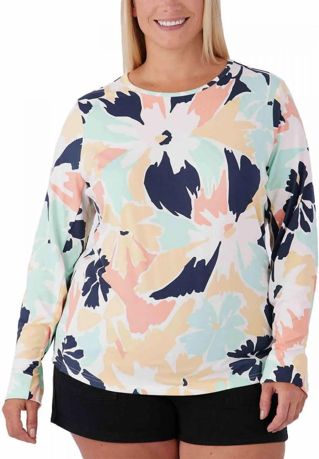 Hang Ten Womens Long Sleeve Tun Tee 1753865