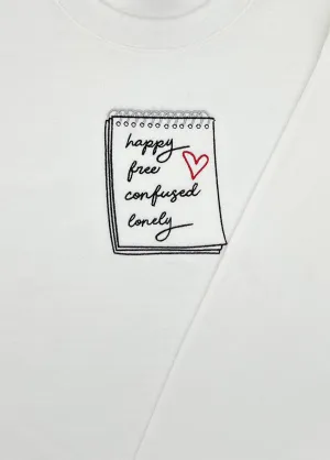 Happy Free Confused Lonely Crewneck