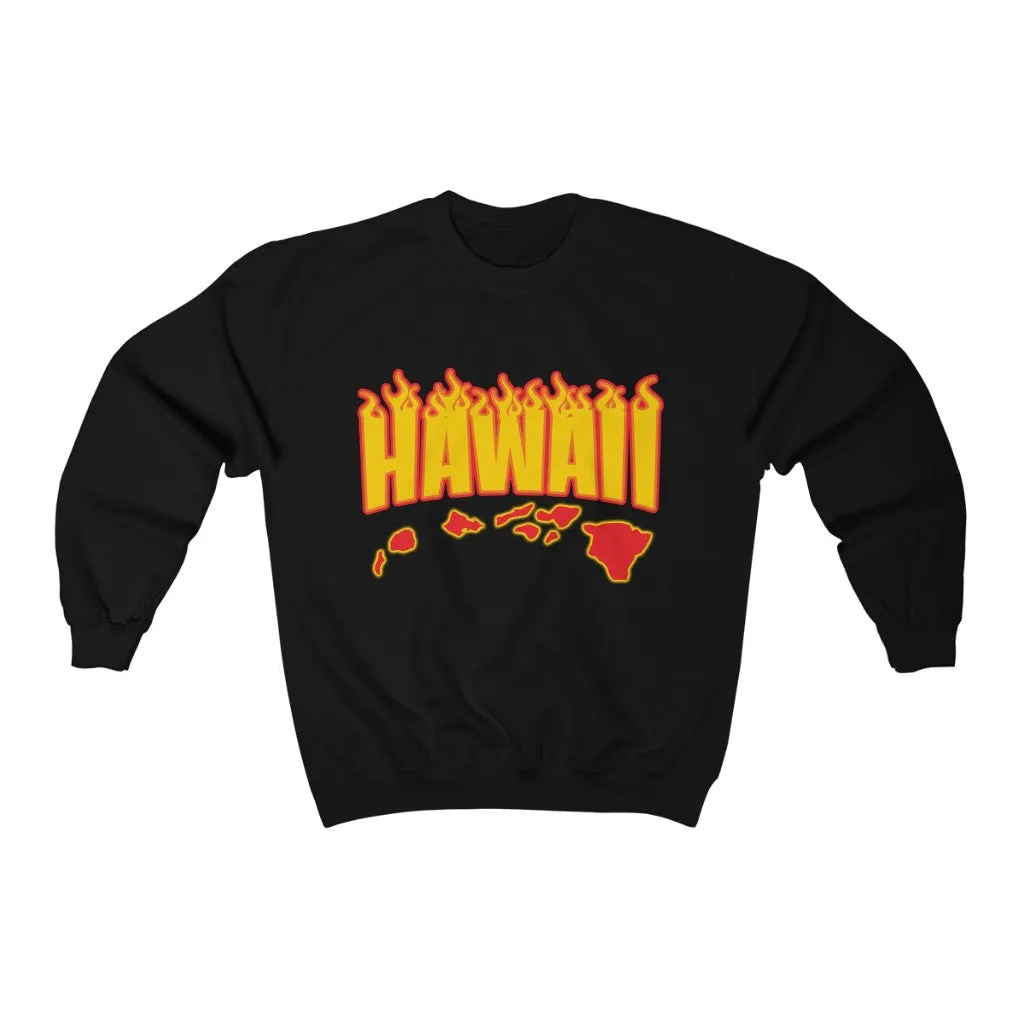 Hawaii Fire Unisex Heavy Blend™ Crewneck Sweatshirt
