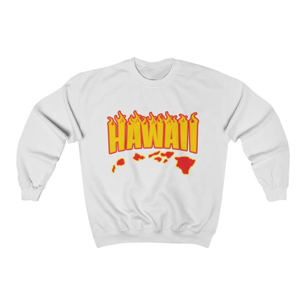 Hawaii Fire Unisex Heavy Blend™ Crewneck Sweatshirt