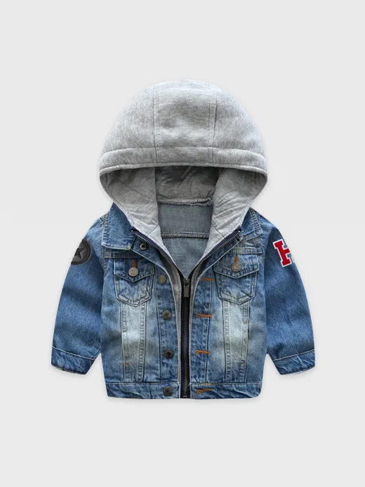 Hayden - "Custom Letter Denim Jacket"