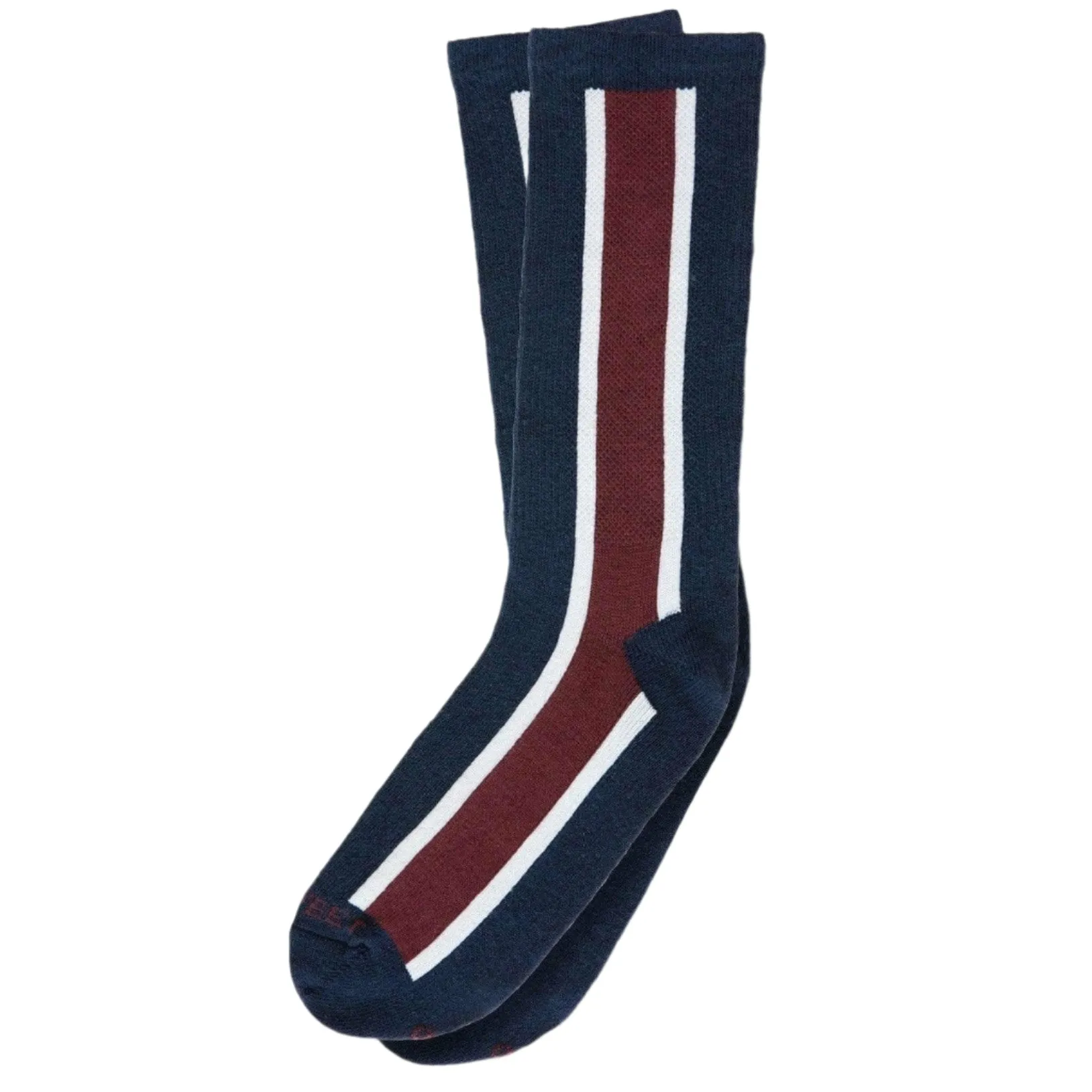Hippy Feet Vertical Stripes Crew Socks