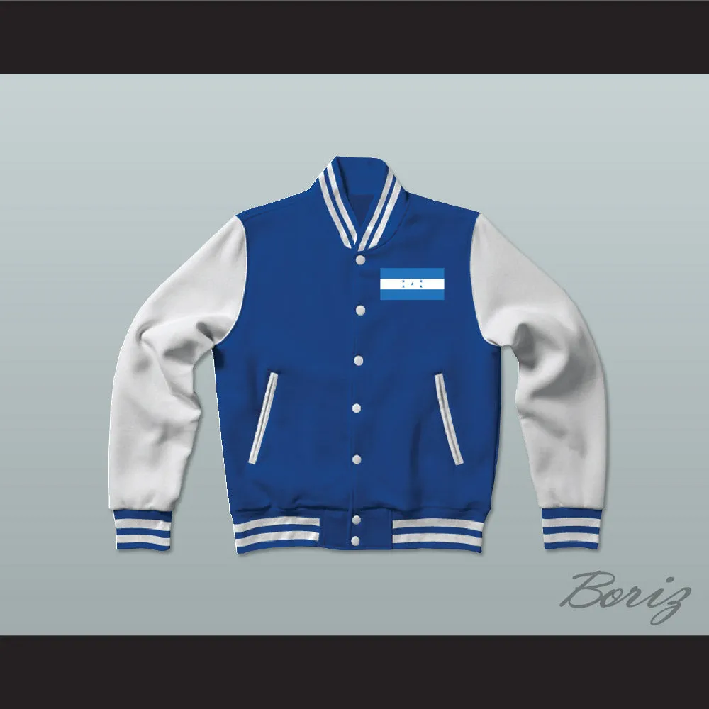 Honduras Varsity Letterman Jacket-Style Sweatshirt