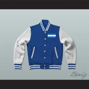 Honduras Varsity Letterman Jacket-Style Sweatshirt