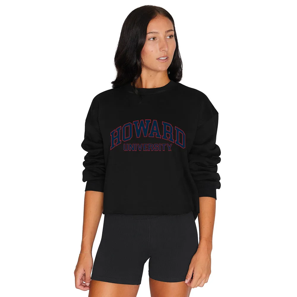 Howard Bison Black Crewneck