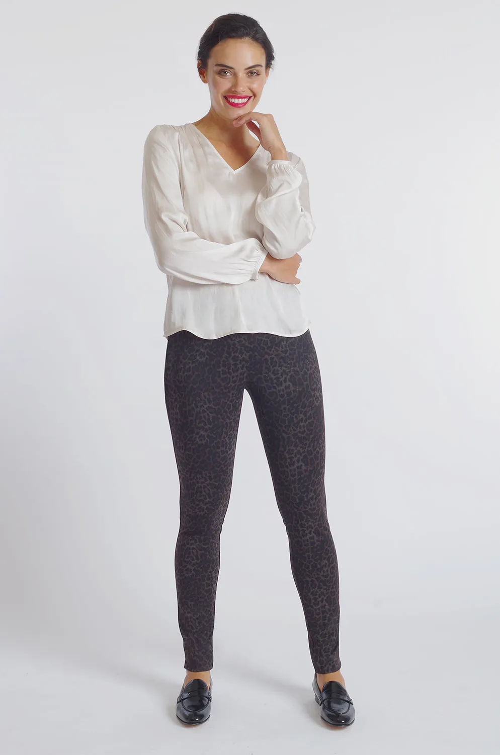 Ivy Jegging - Knit Print: FINAL SALE