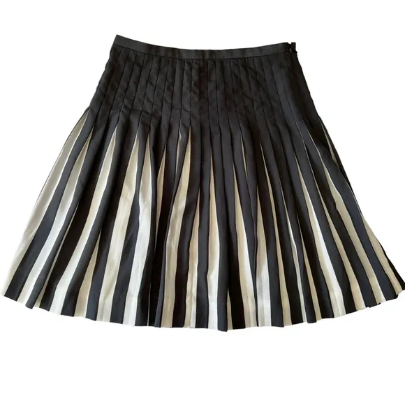 J Crew Stitched Starburst Pleated Skirt | 2
