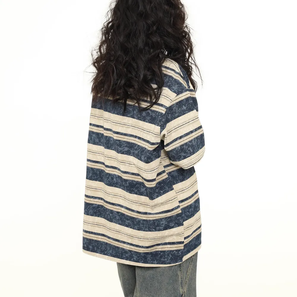 Japanese Vintage Striped T-shirt
