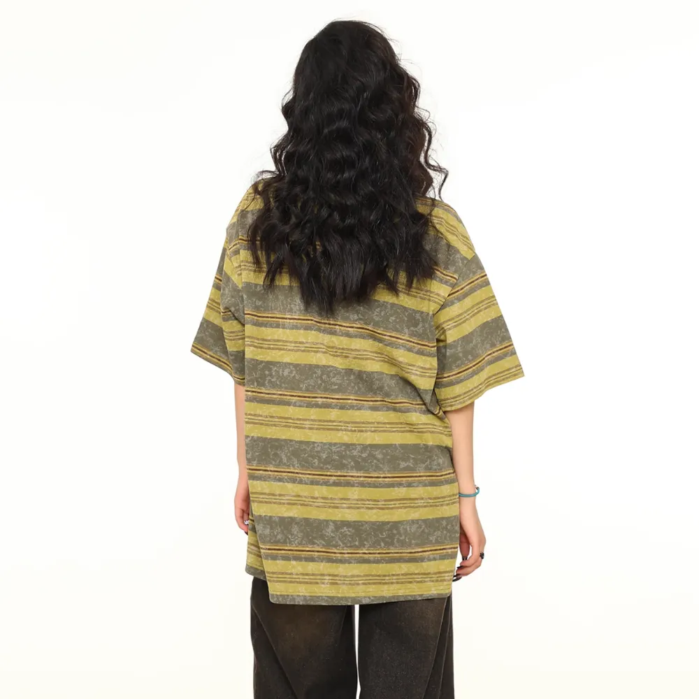 Japanese Vintage Striped T-shirt