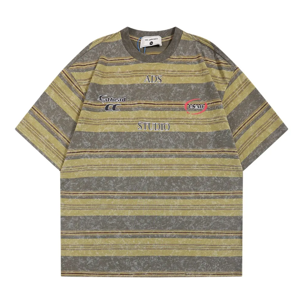 Japanese Vintage Striped T-shirt