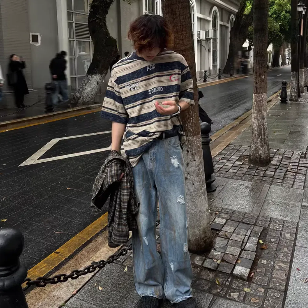 Japanese Vintage Striped T-shirt