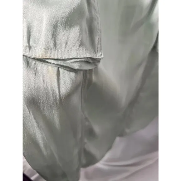 Jason Wu Mint Green Silk Sheath‎ Dress Size 4 with Cargo Pockets