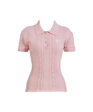 J.Jane Summer SCSI Polo Knit - Pink