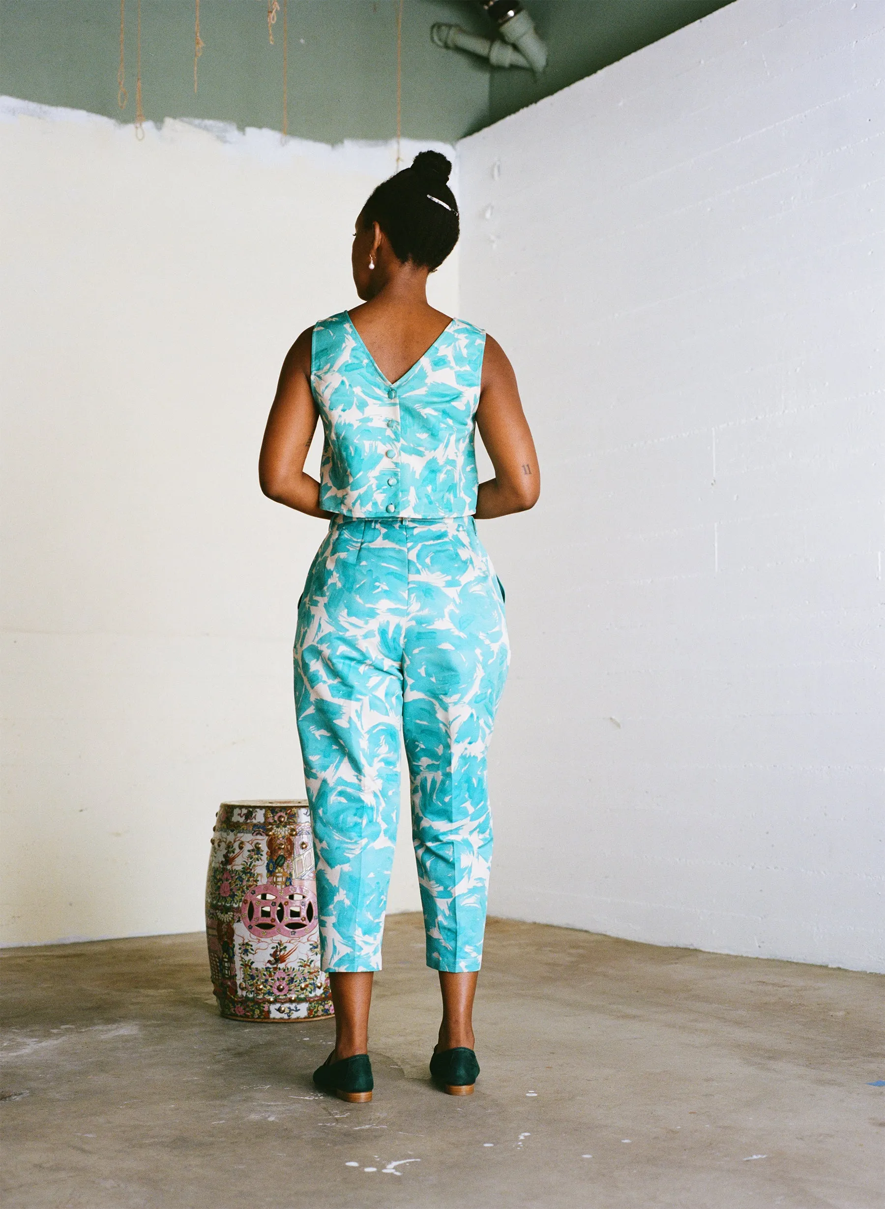 JOAN — BLUE FLORAL