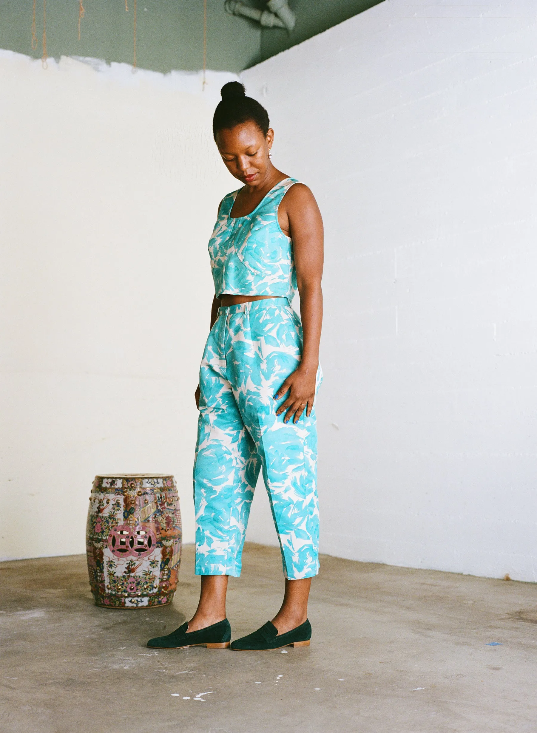 JOAN — BLUE FLORAL
