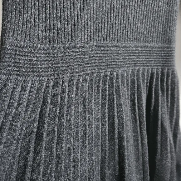 Joie Peronne B Wool Cashmere Long Sleeve Mini Gray Sweater Dress size small