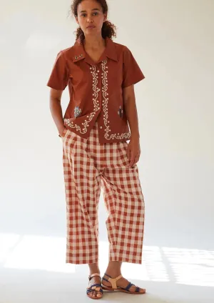 Joseph Pant, Terra Cotta Gingham