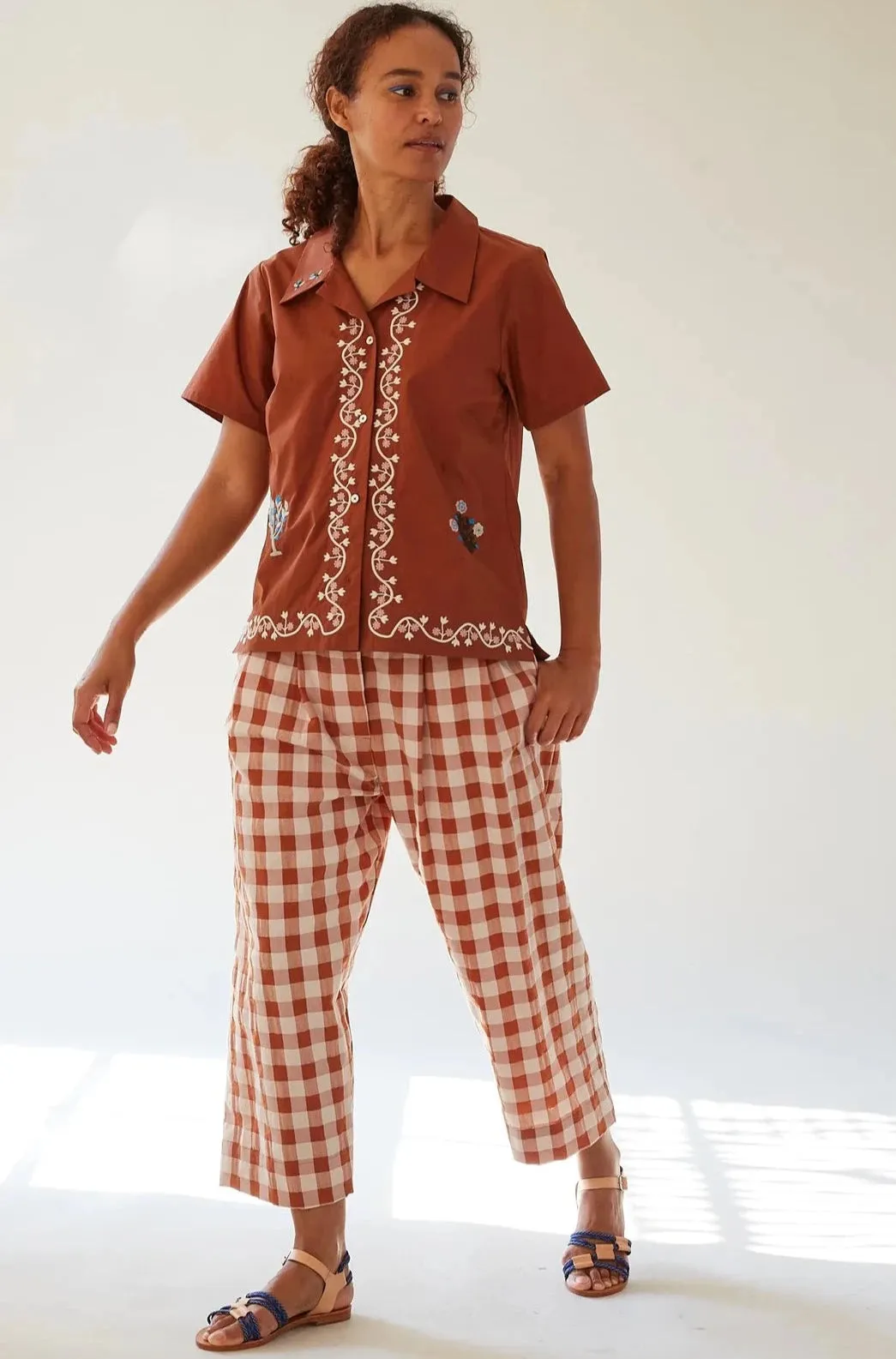 Joseph Pant, Terra Cotta Gingham