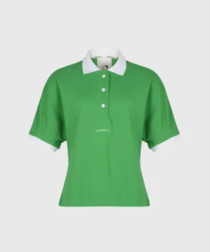 KANDINI Vivid Raglan Polo - Green