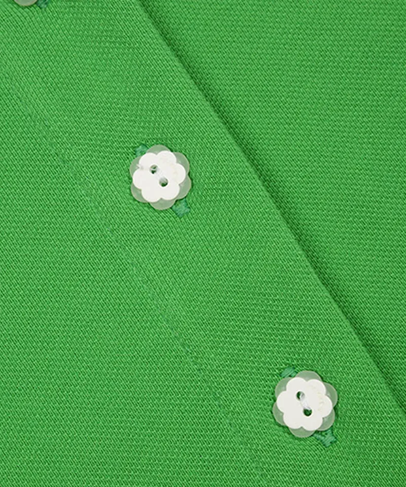 KANDINI Vivid Raglan Polo - Green