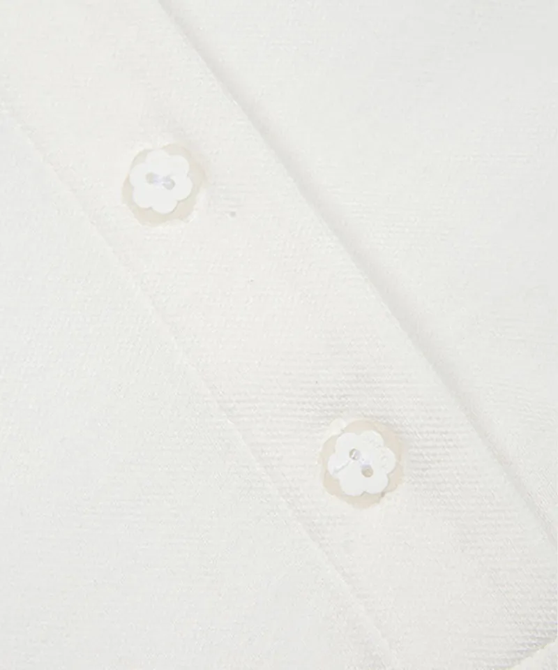 KANDINI Vivid Raglan Polo - Ivory