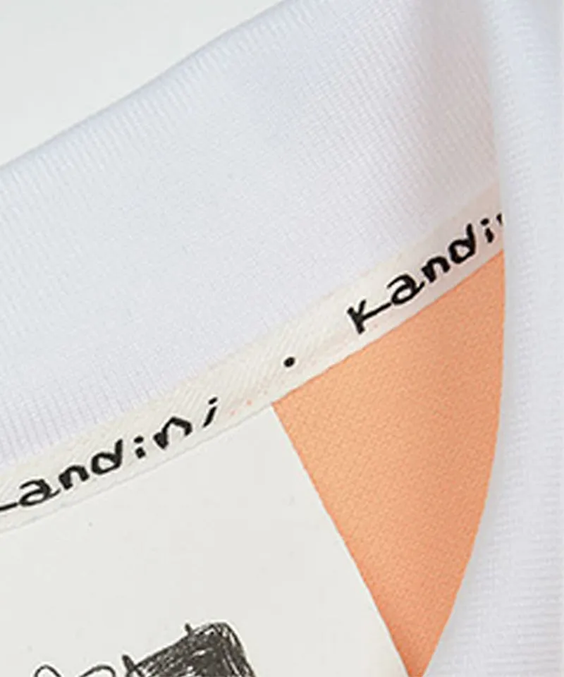KANDINI Vivid Raglan Polo - Orange