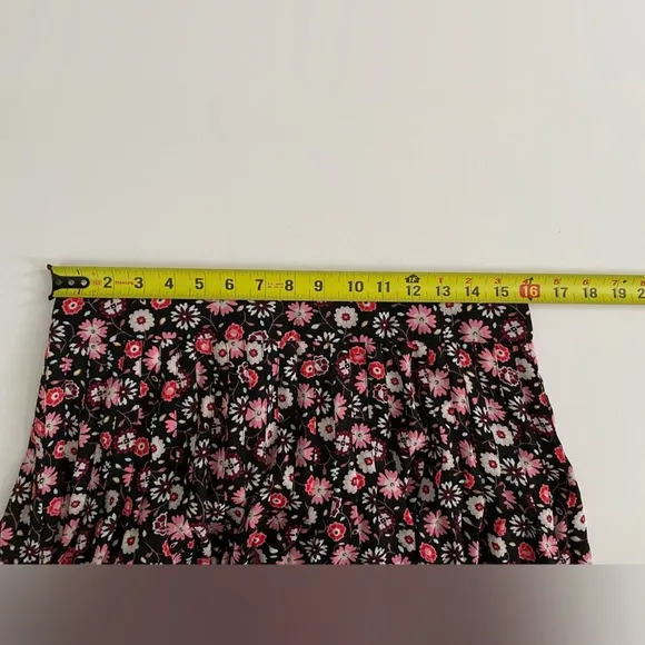 KATE SPADE New York $248 Baja Bound Pleated Mini Casa Flora Floral Skirt Size 12