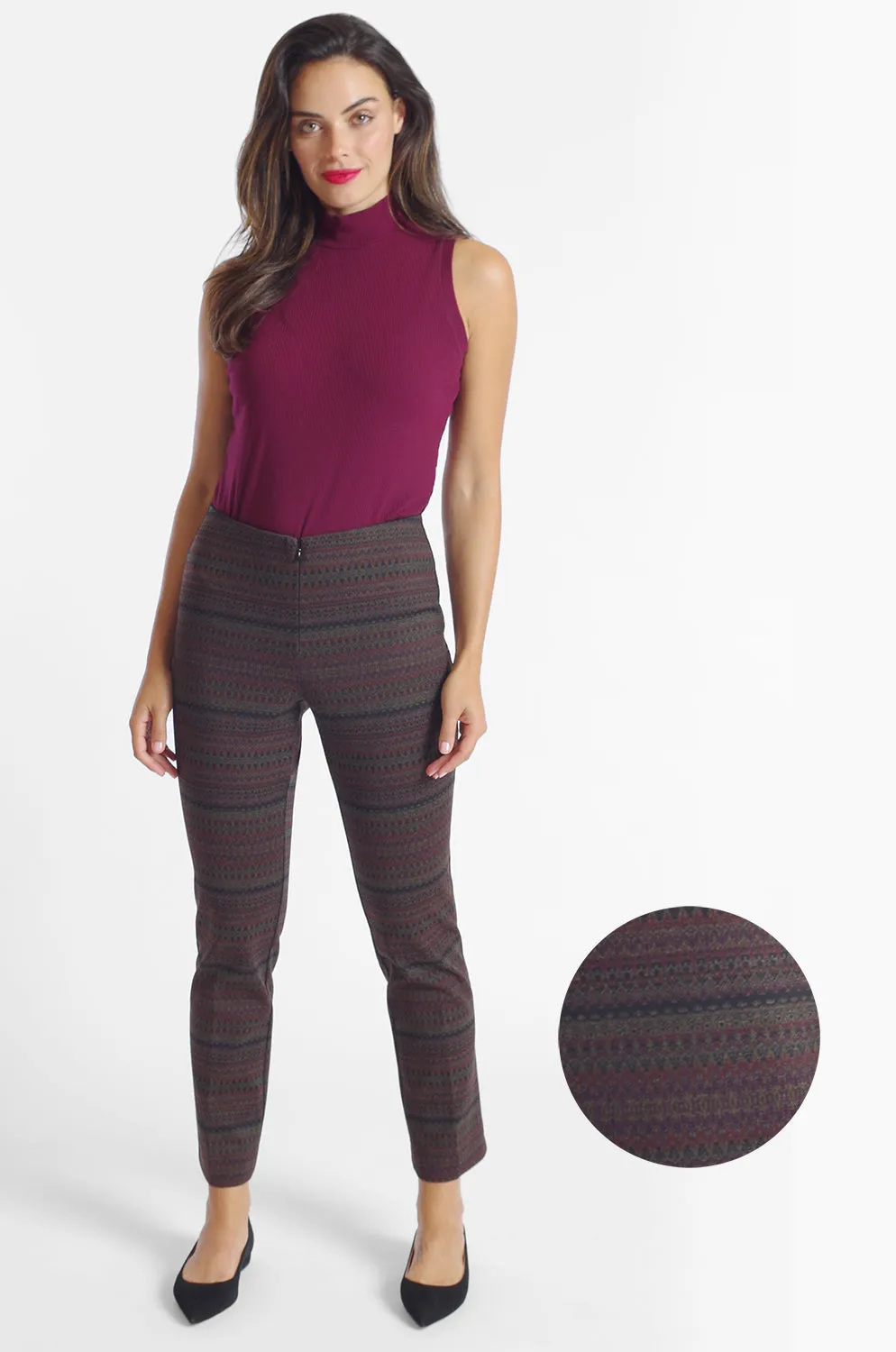Kaylee Pant - Knit Print: FINAL SALE