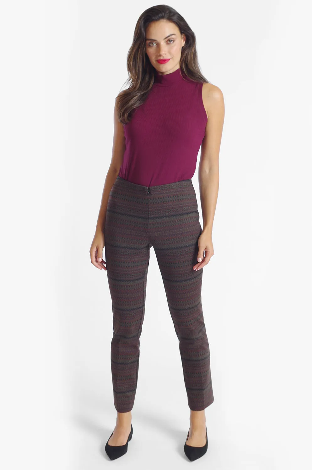 Kaylee Pant - Knit Print: FINAL SALE