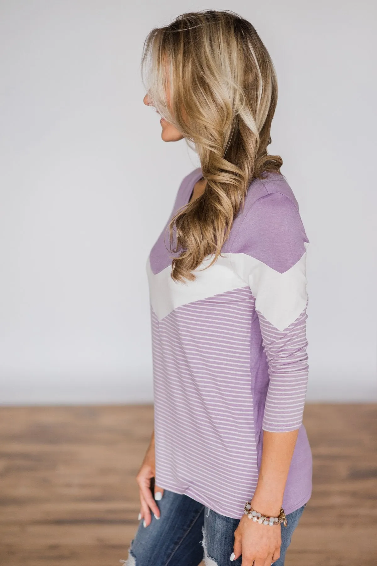 Keeping Promises Top - Lilac