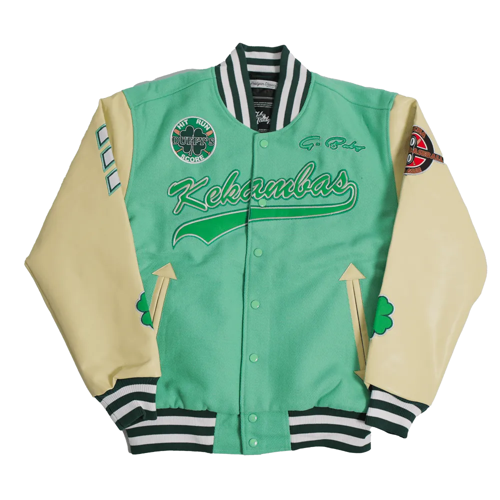 KEKAMBAS WORLDWIDE G BABY VARSITY JACKET