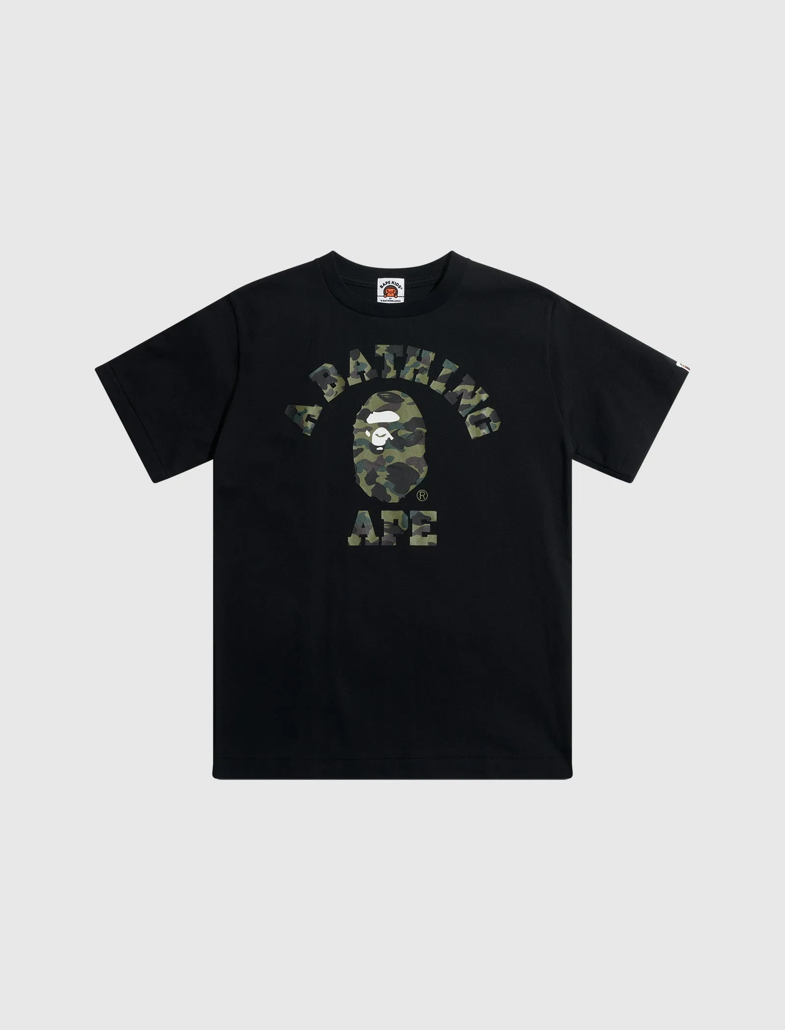 KIDS 1ST CAMO COLLEGE TEE