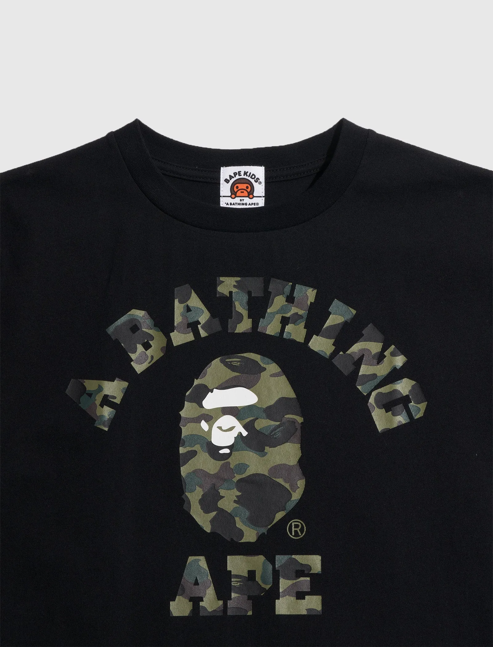 KIDS 1ST CAMO COLLEGE TEE